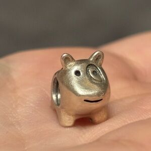 Pandora Silver Pig Charm